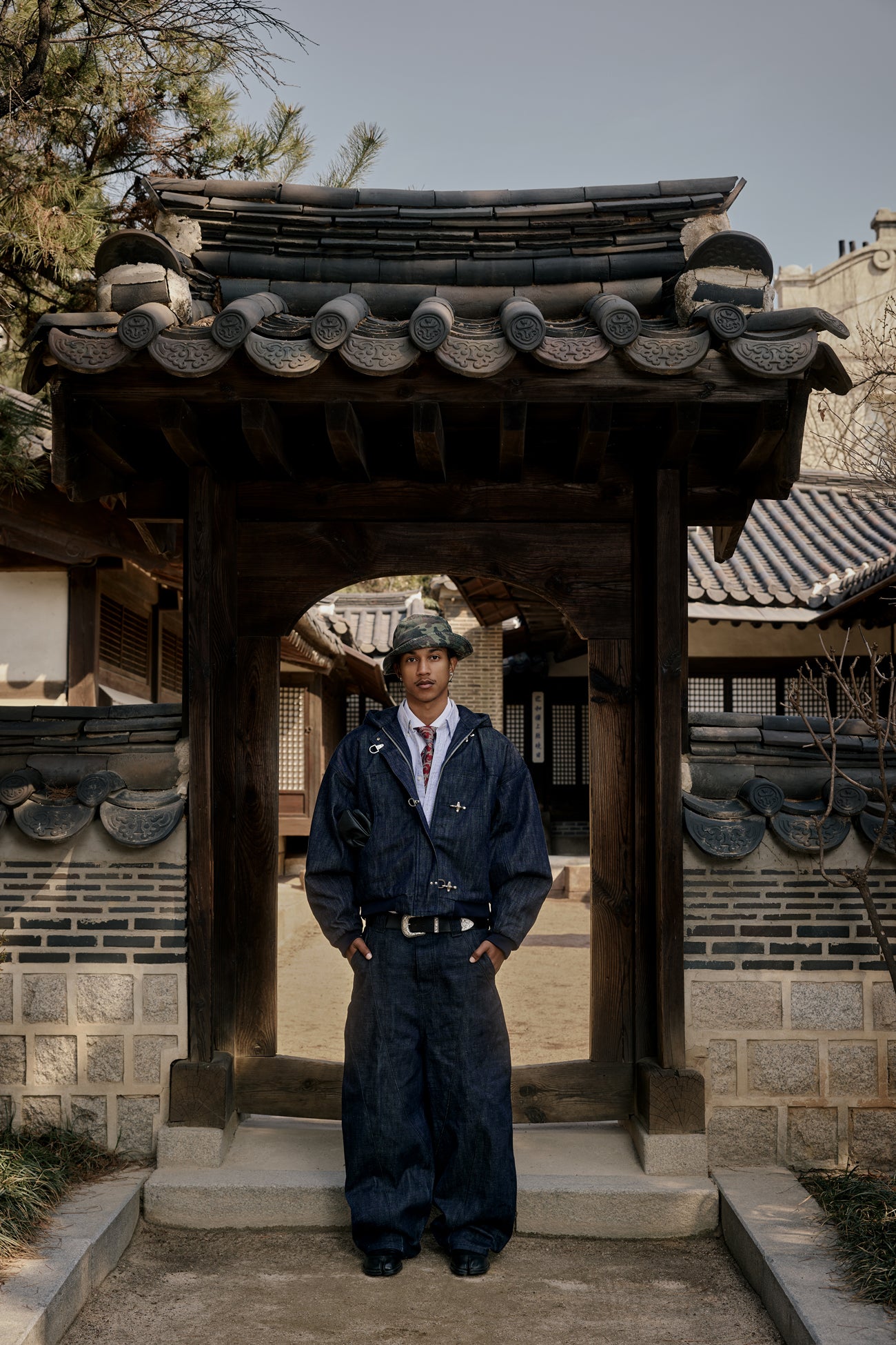 Okayama 15oz Blue Raw Japanese Denim Clasp Jacket