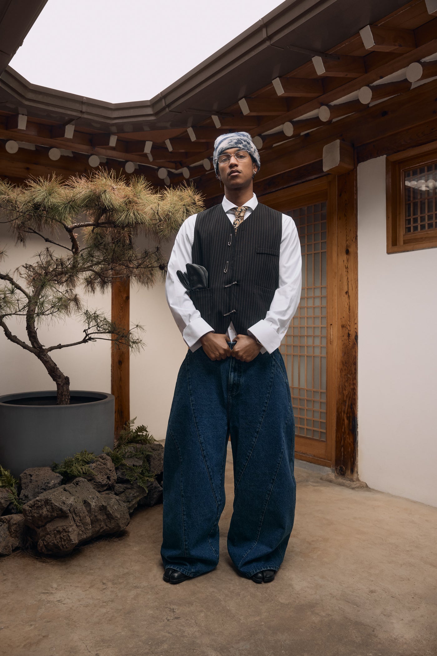 Kanagawa Mohair Beanie