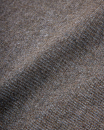 Gyokudō Light Brown Adjustable Pleated Wide Leg Wool Suit Pants