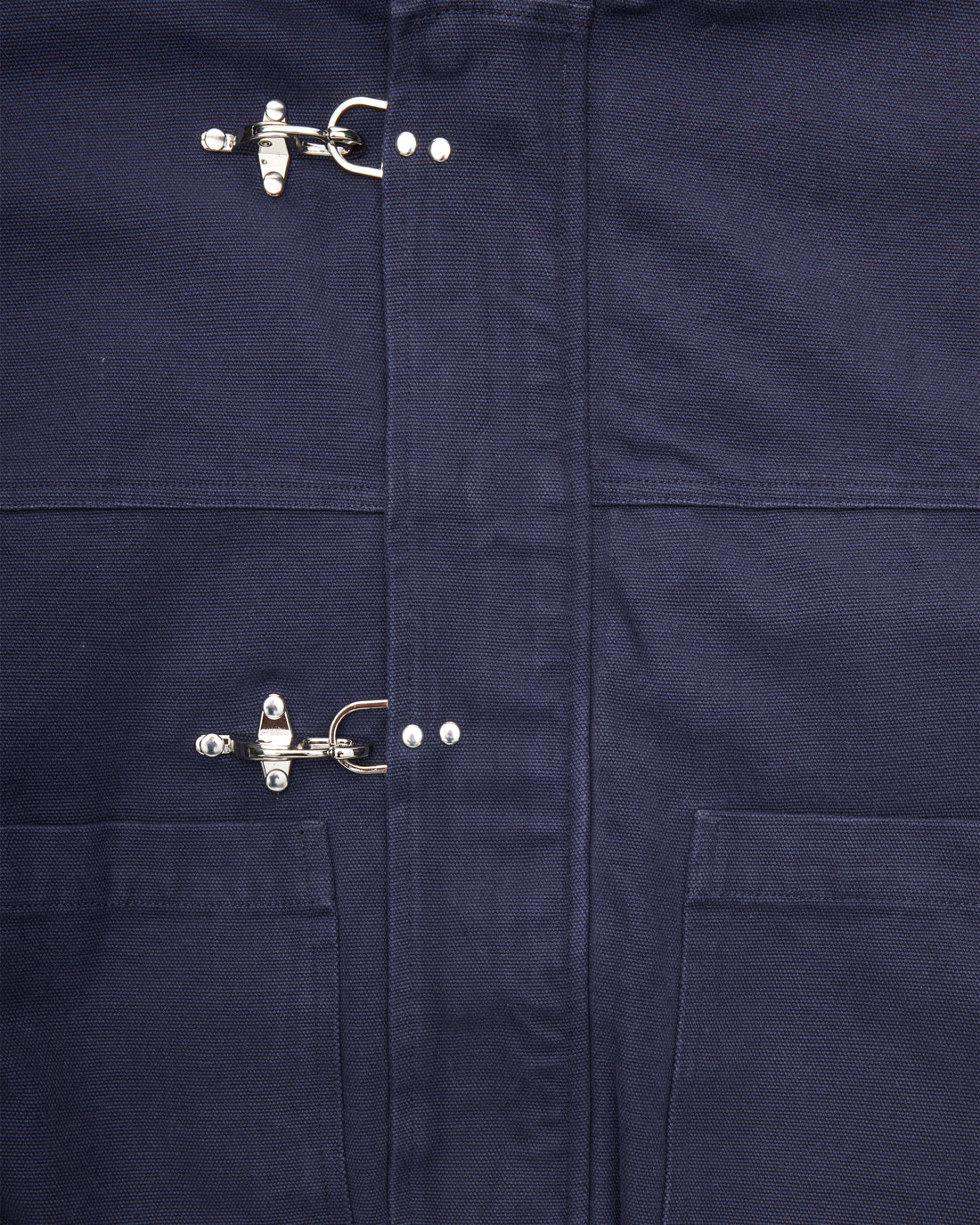 Shige 15oz Navy Canvas Clasp Bomber Jacket