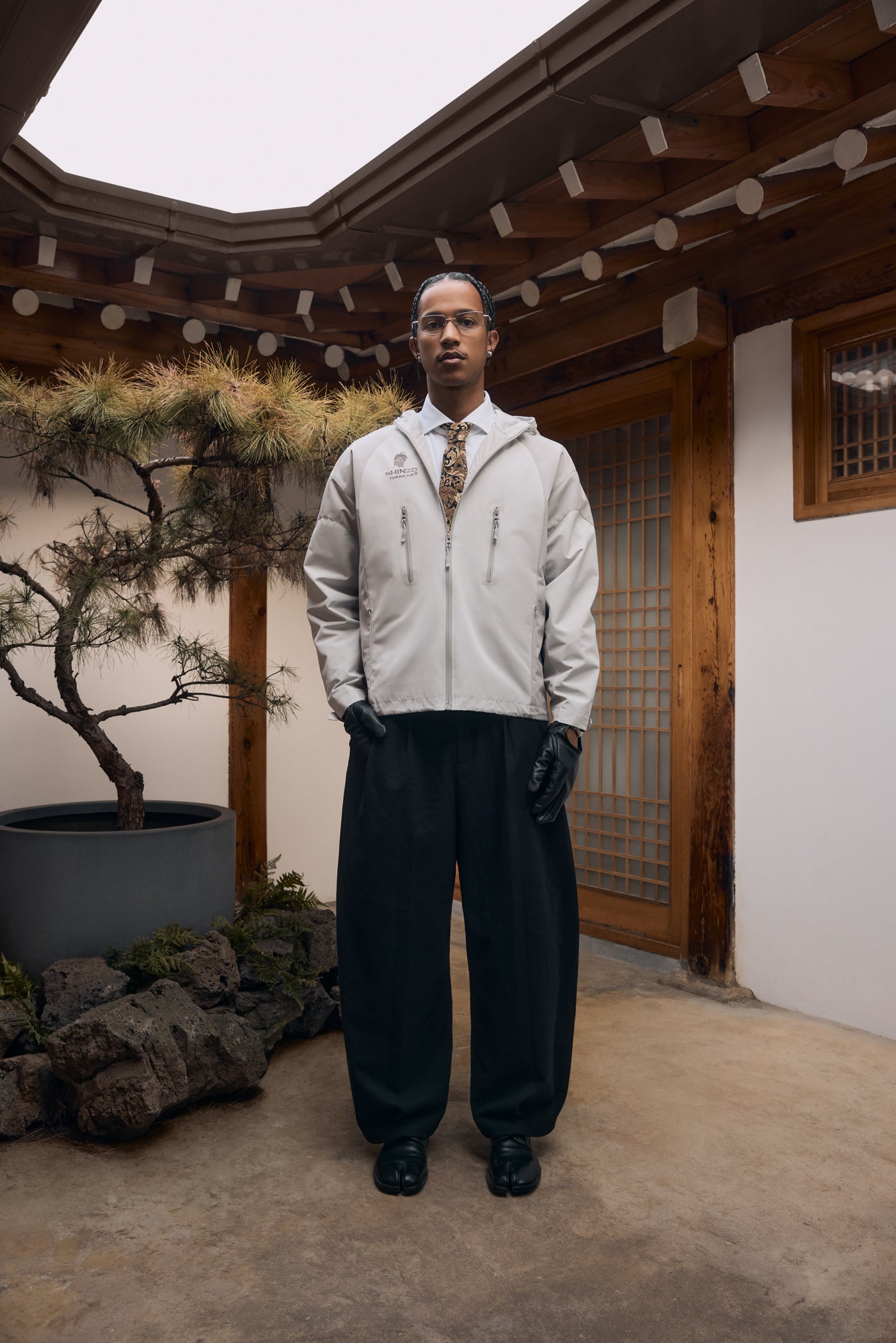 Shizen 3L Technical Waterproof Jacket Grey