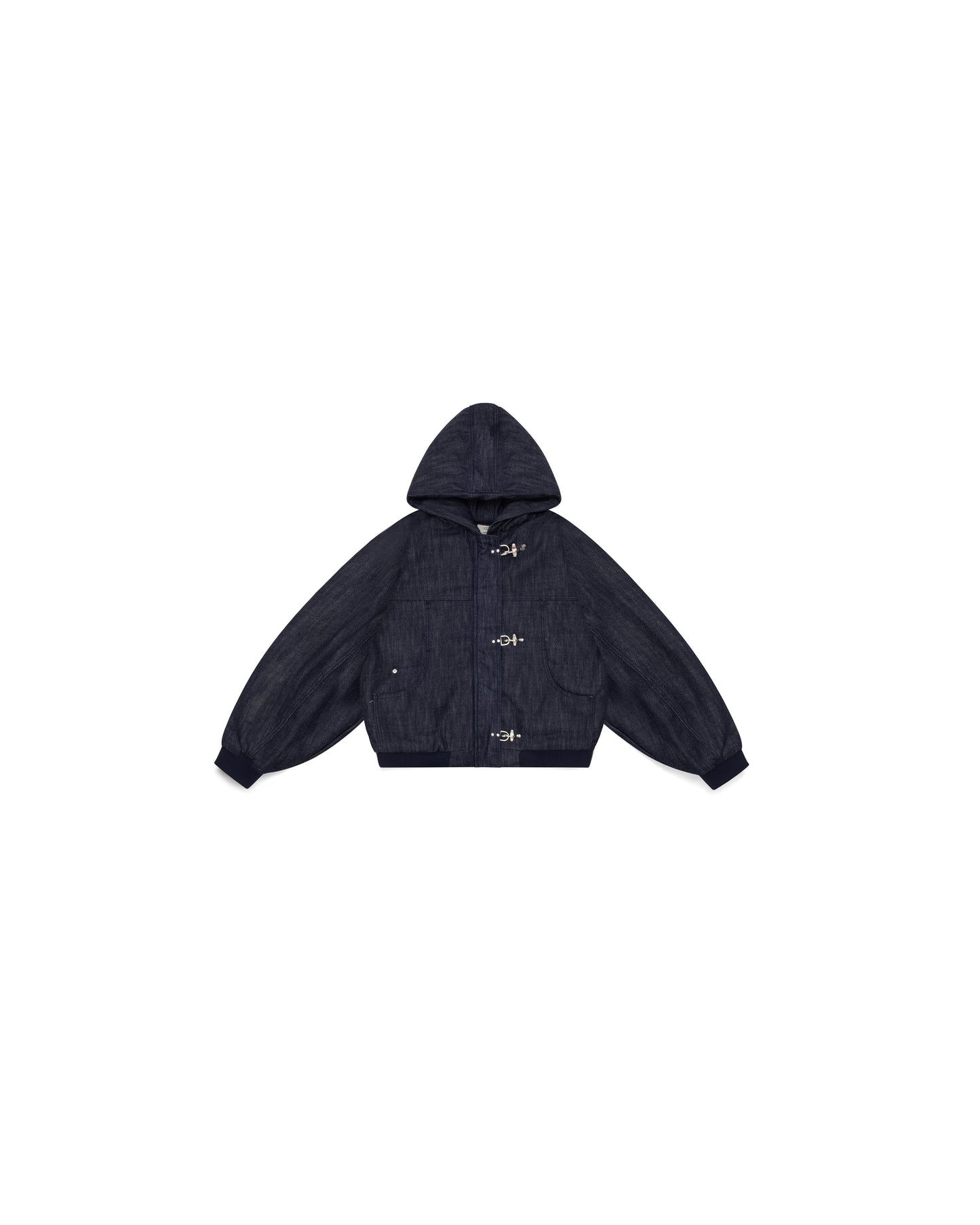 Okayama 15oz Blue Raw Japanese Denim Clasp Jacket