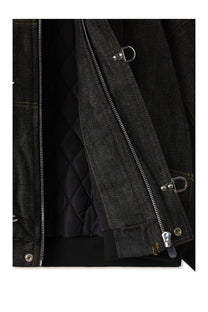 Okayama Raw Black Denim Clasp Jacket