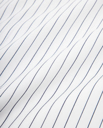 Sūtsu White Pinstripe Button Up Shirt
