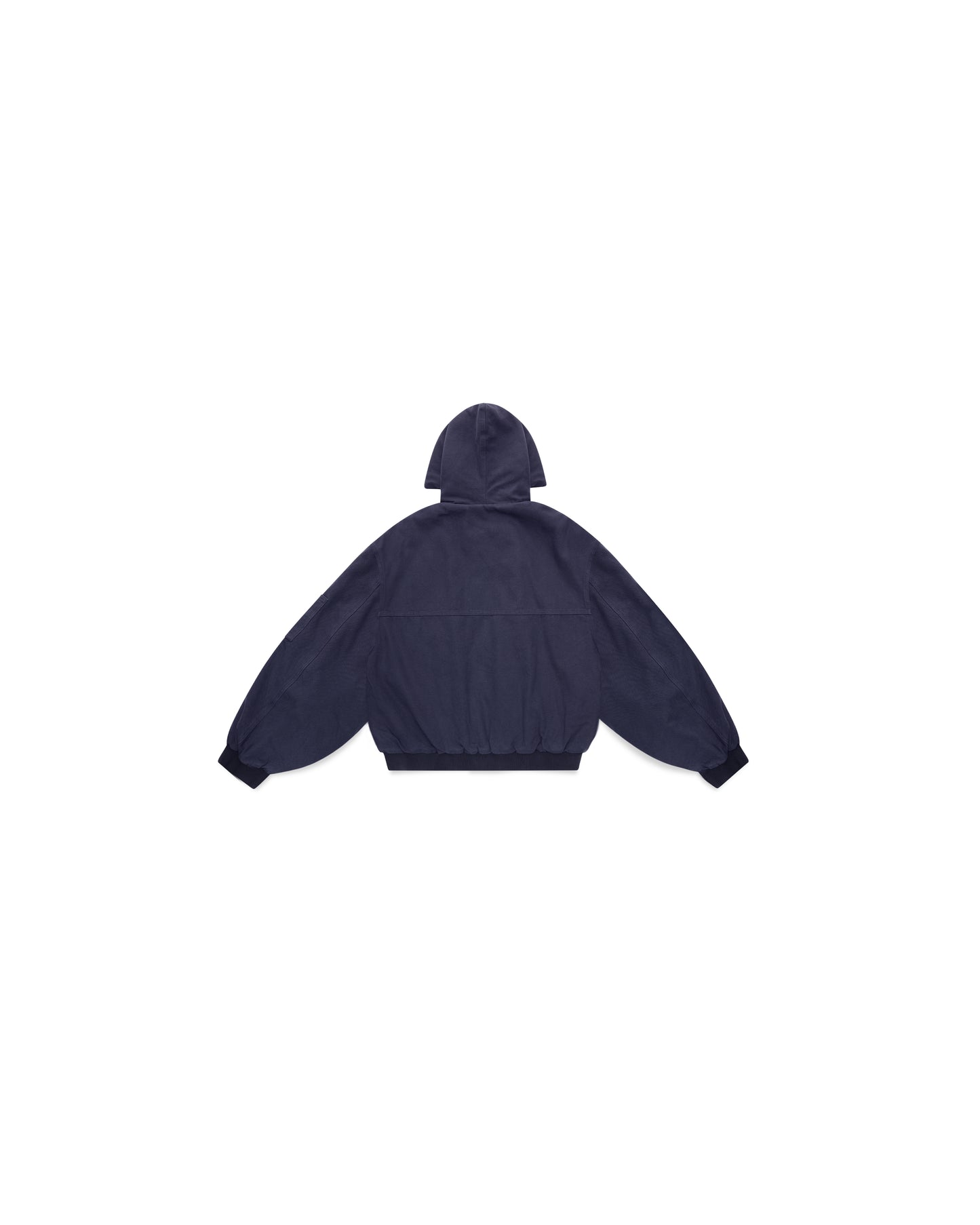 Shige 15oz Navy Canvas Clasp Bomber Jacket